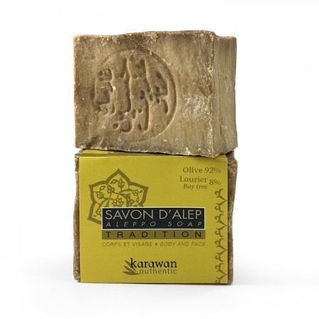 Savon d'Alep tradition 8% laurier