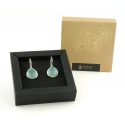 Boucles d'oreilles argent "Drop" Aqua Chalcy