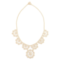 Necklace "Hawa" Cream beige