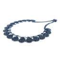 Collier "Eda" Bleu nuit