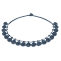 Necklace "Eda" Night blue