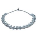 Collier "Eda" Gris perle