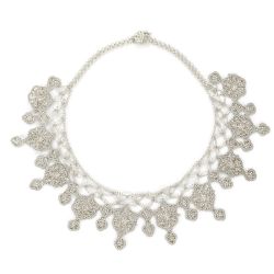 Collier "Sonya" Gris nuage