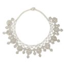 Necklace "Sonya" Cloud grey