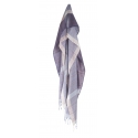 Silk stole "Azmar" Blue purple