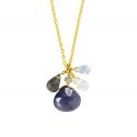 Pendant "Grapes", Iolite