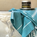 Fouta en coton biologique, Bordeaux