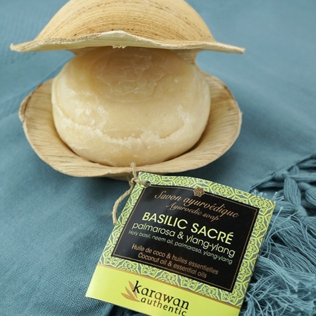 Savon ayurvédique Basilic Sacré