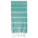 Fouta en coton biologique, Menthe