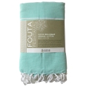 Fouta en coton biologique, Menthe