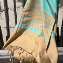 Fouta "White Sand Lurex", Brique