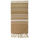 Fouta en coton biologique, Blanc pur