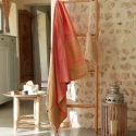 Fouta en coton biologique, Rose Indien