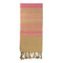 Fouta en coton biologique, Rose Indien