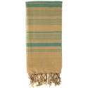 Fouta "Sand", Steam blue