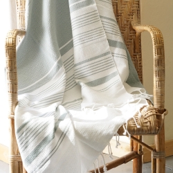 Fouta en coton biologique, Mirage