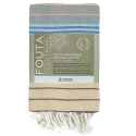 Fouta en coton biologique, Waves