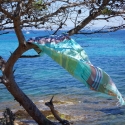 Fouta en coton biologique, Aqua