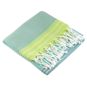 Fouta en coton biologique, Sunny lime