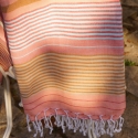 Fouta en coton biologique, Terra cotta