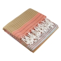 Fouta en coton biologique, Terra cotta