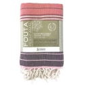 Fouta en coton biologique, Wine