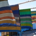 Fouta en coton biologique, Aquamarine