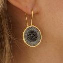 Earrings "Nuit des temps"