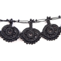 Necklace "Eda" Carbon black