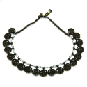 Collier "Eda" Noir carbone