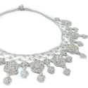 Necklace "Sonya" Cloud grey