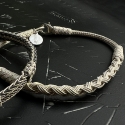 Bracelet tresse - Argent - fait main - homme&femme 