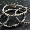 Bracelet tresse - Argent - fait main - homme&femme 