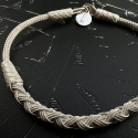 Bracelet tresse - Argent - fait main - homme&femme 