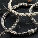 Chaine tresse - Argent - fait main - homme&femme 