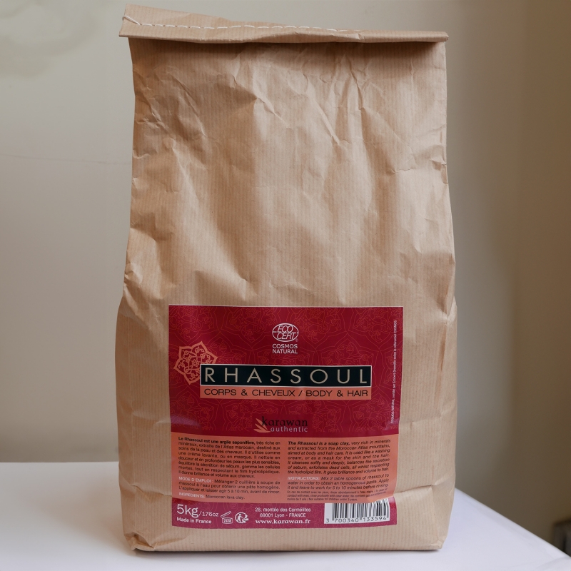 Rhassoul Brown Clay Powder - 100% Pure & Natural Brown Rhassoul