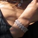 Bracelet "Husnu" Gris nuage