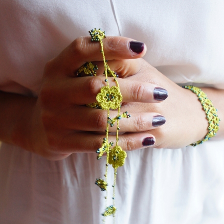 Necklace "Crystal" Cactus