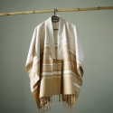 Kimono Sand Sable et Blanc