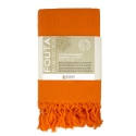 Fouta Dhoti en coton bio, curcuma