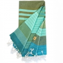 FOUTA EN COTON BIOLOGIQUE, BERMUDES